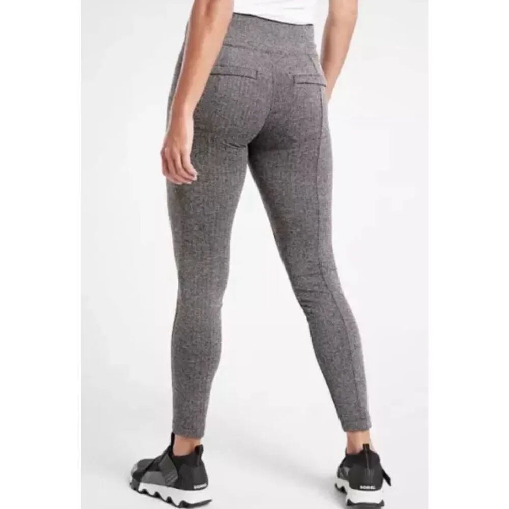 Athleta grey Delancey herringbone tight size xs - Picture 2 of 12